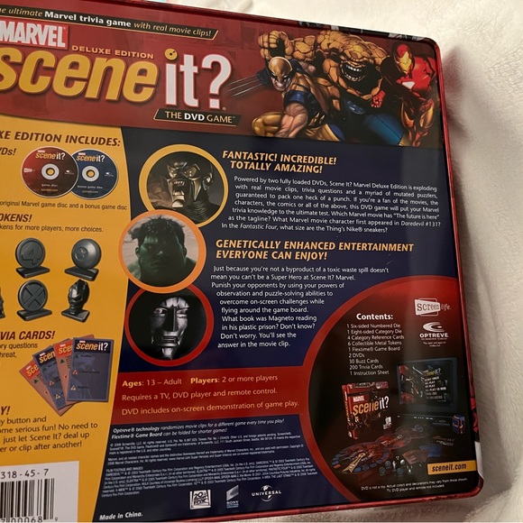 Marvel Deluxe Edition Scene It? Board Game - Picture 4 of 4